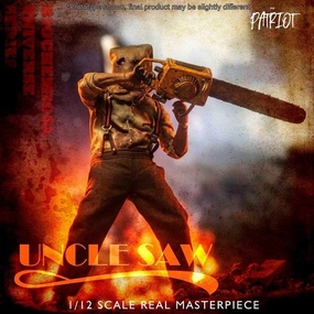 1:12 Uncle Saw Action Figure Rubber Toy Small Space