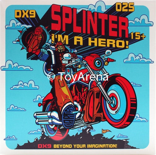 Unique Toys UT-D02 DX9 Splinter Action Figure People's Choice Anime Sculpture