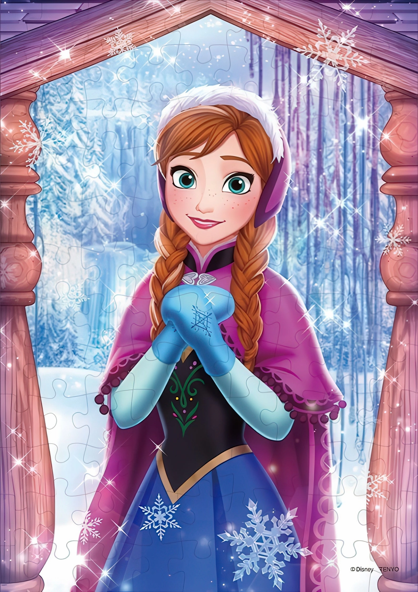 Bohemian style Tenyo D-108-070??Princess Anna??108 Pieces Jigsaw Puzzle