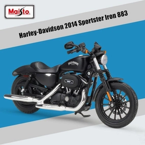 Chibi Showcase Audience Favorite 1:12 Harley Davidson 2014 Sportster Iron 883 Alloy Model Car