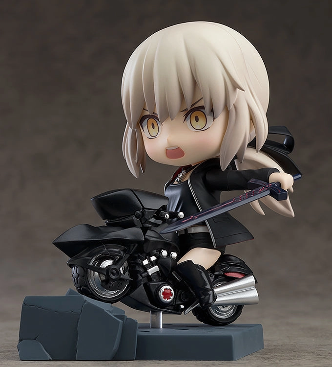 Collector's item Nendoroid #1142 Saber (Altria Pendragon) Shinjuku Ver. and Cuirassier Noir