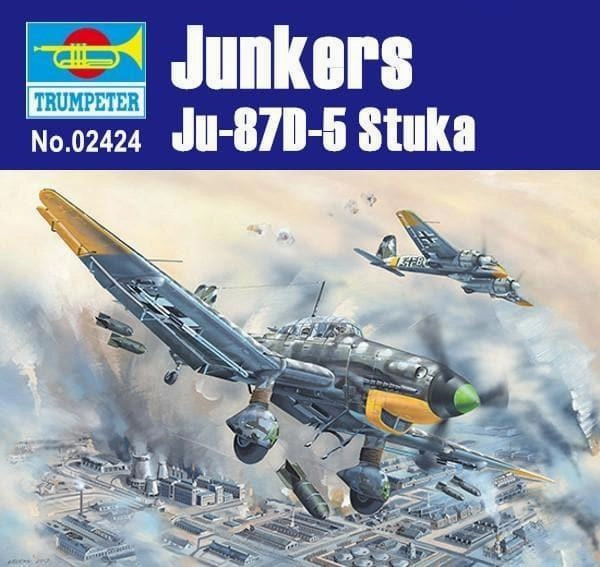 Local Favorite Gaming Model 1:24 Junkers Ju-87D-5 Stuka Fighter Assembly Kit