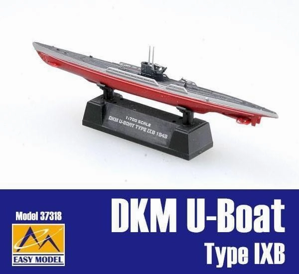 1:700 DKM U-Boat Type IXB U9B 1943 Submarine International Icon