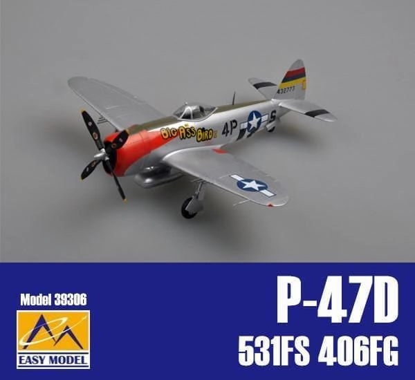 1:48 P-47D 531FS 406FG Fighter Extinct Creature