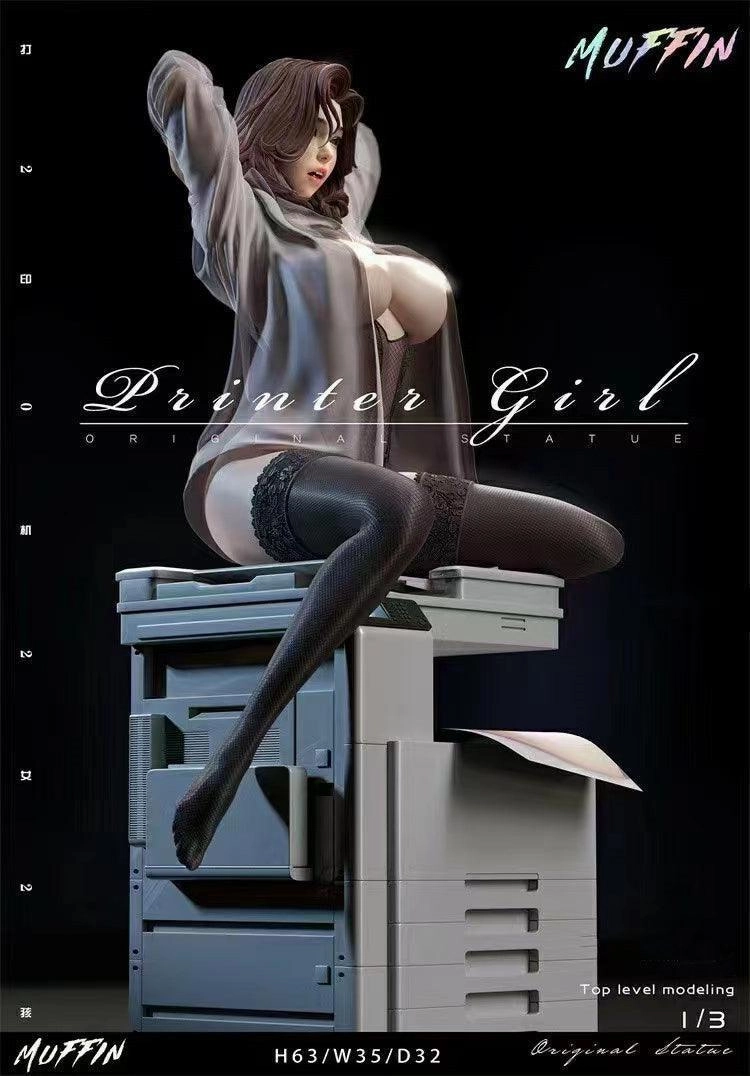 Premium Merchandise 1:3 Printer Girl Castoff Figure Statue