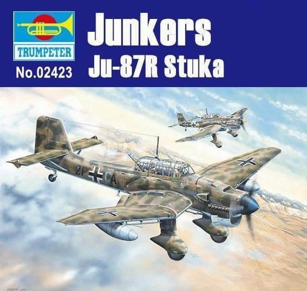 1:24 Junkers Ju-87R Stuka Fighter Assembly Kit Art Product Tropical theme