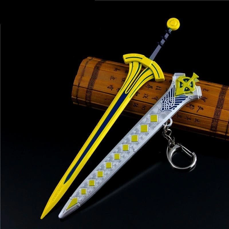 Arthur Pendragon Excalibur Prototype Metal Sword Replica Vinyl Merchandise Character Statue