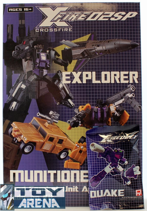 Fansproject Crossfire 02 SP Explorer & Munitioner & Quake Appendage Add-on Kit Combo Set Collector's Market Movie Statue