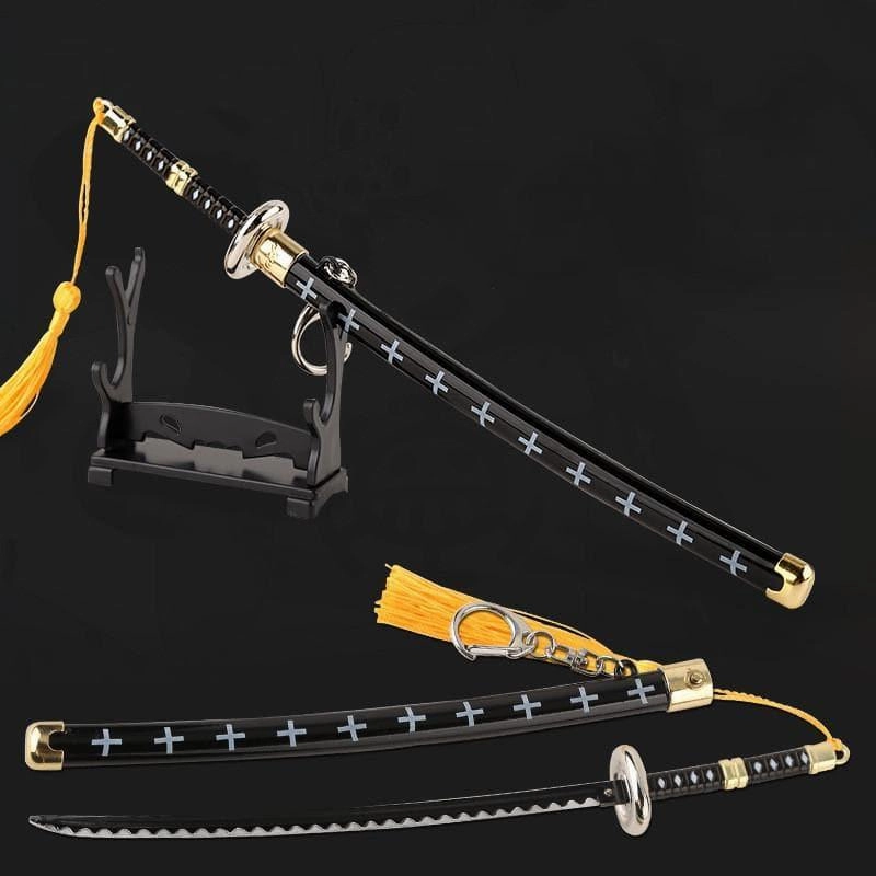 Multiple Accessories Family Heirloom Trafalgar Law Kikoku Sword Metal Replica