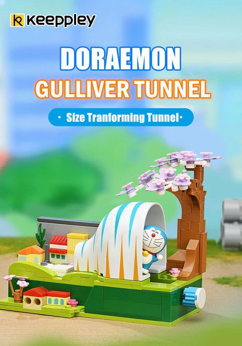 Doraemon Gulliver Tunnel Gadget Building Blocks Set Abstract Form Miniature Collectible
