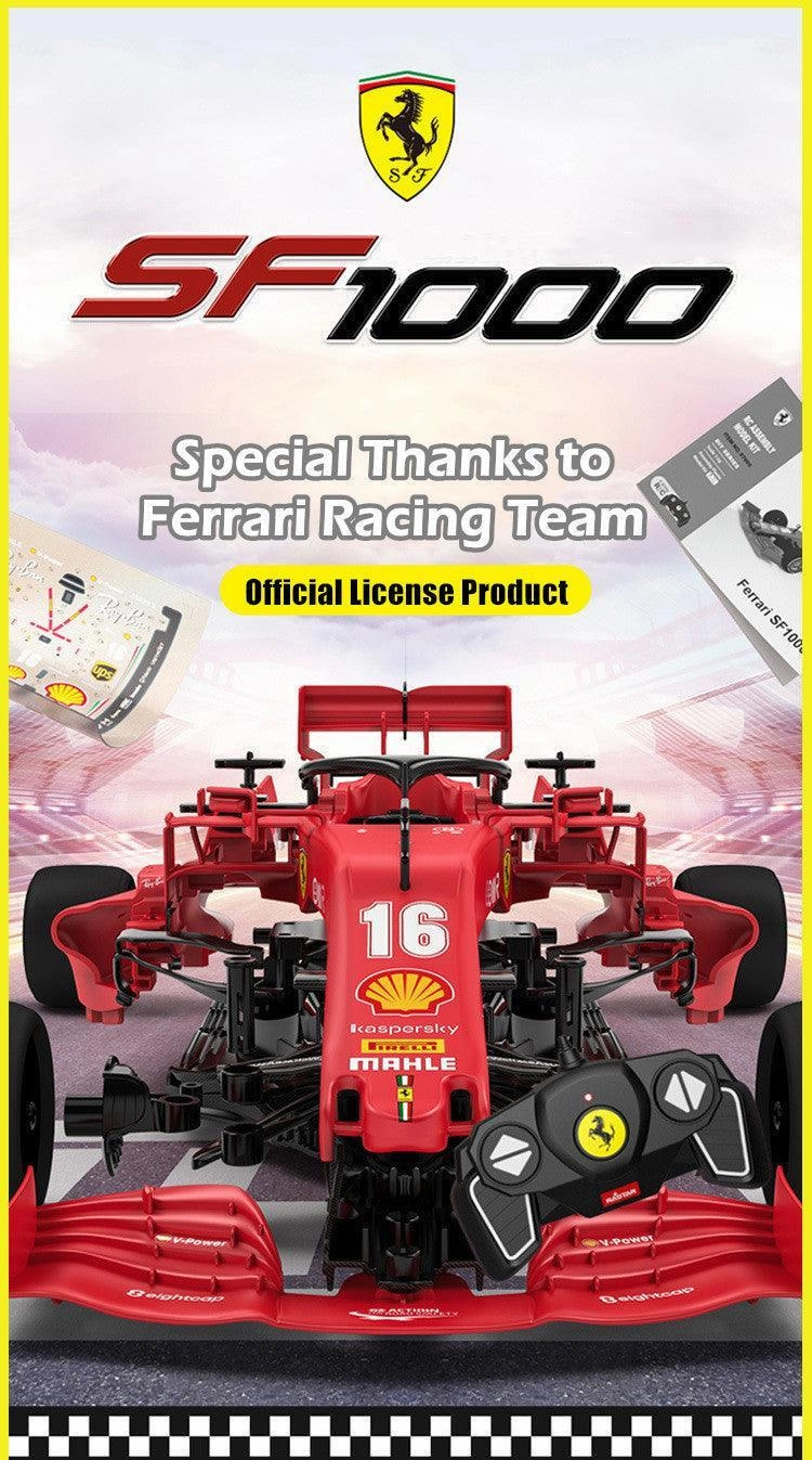 Themed Exhibit 1:16 Ferrari SF1000 F1 Formula One RC Car Assembly Kit