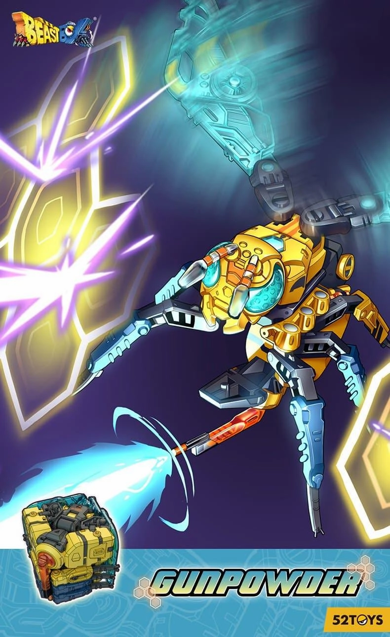 Asian Zen Superhero Showcase Beastbox BB-38 Gunpowder