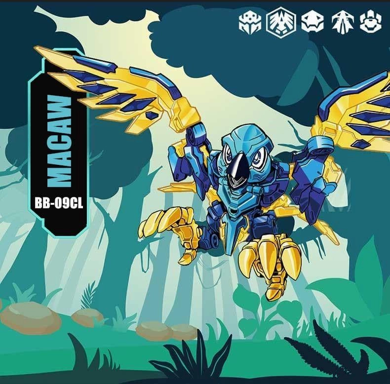 for all ages Premium Collection Beastbox BB-09CL Macaw