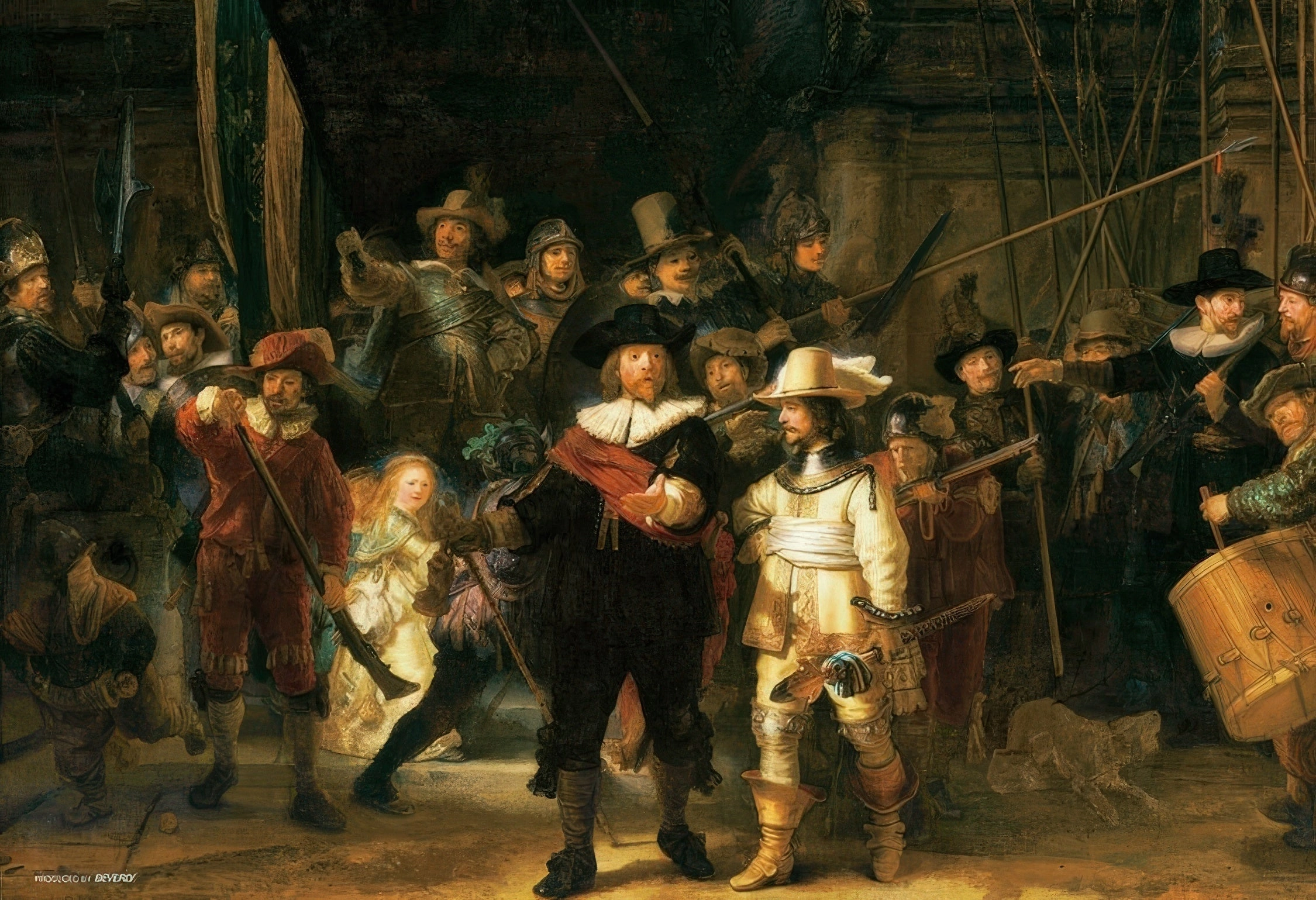 Beverly 1000M-027??Night Watchman??1000 Pieces Jigsaw Puzzle Robot Merchandise