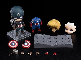 Nendoroid #1218-DX Captain America (Steve Rogers) DX Ver Avengers: Endgame Dog Statue Folk Tale