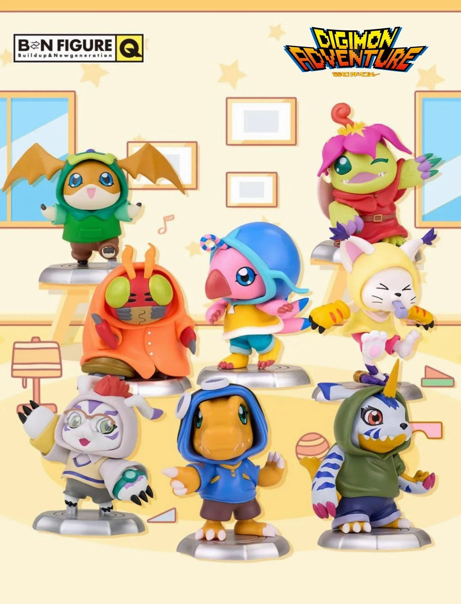 BN Figure Q Digimon Vol. 3 Mini Figure Antihero Model Premium product