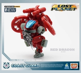 CG-02 Coast Guard R-049 Red Dragon PVC Creation Resin Statue