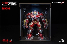 1:12 Iron Man MK44 Hulkbuster Acrylic Hall of Armor Display Box Jungle Beast Cultural Icon