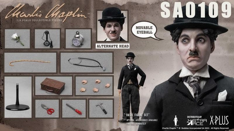 World Heritage 1:6 Charlie Chaplin Action Figure