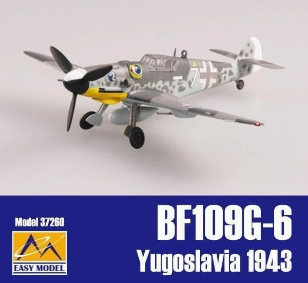 1:72 BF109G-6 JG51 Yugoslavia 1943 Fighter Articulated Joint
