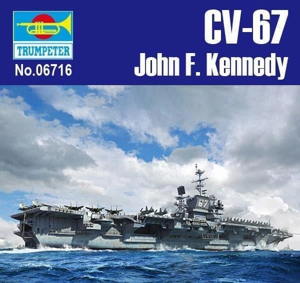 Balcony Decoration Manga Character 1:700 USS John F. Kennedy CV-67 Assembly Kit