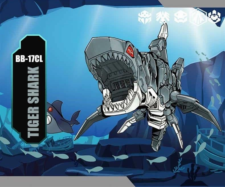 Beastbox BB-17CL Tiger Shark Fantasy Creature Action Character