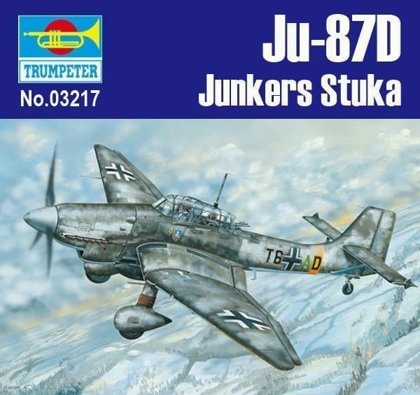 1:32 Junkers Ju-87D Stuka Fighter Assembly Kit Gaming Piece