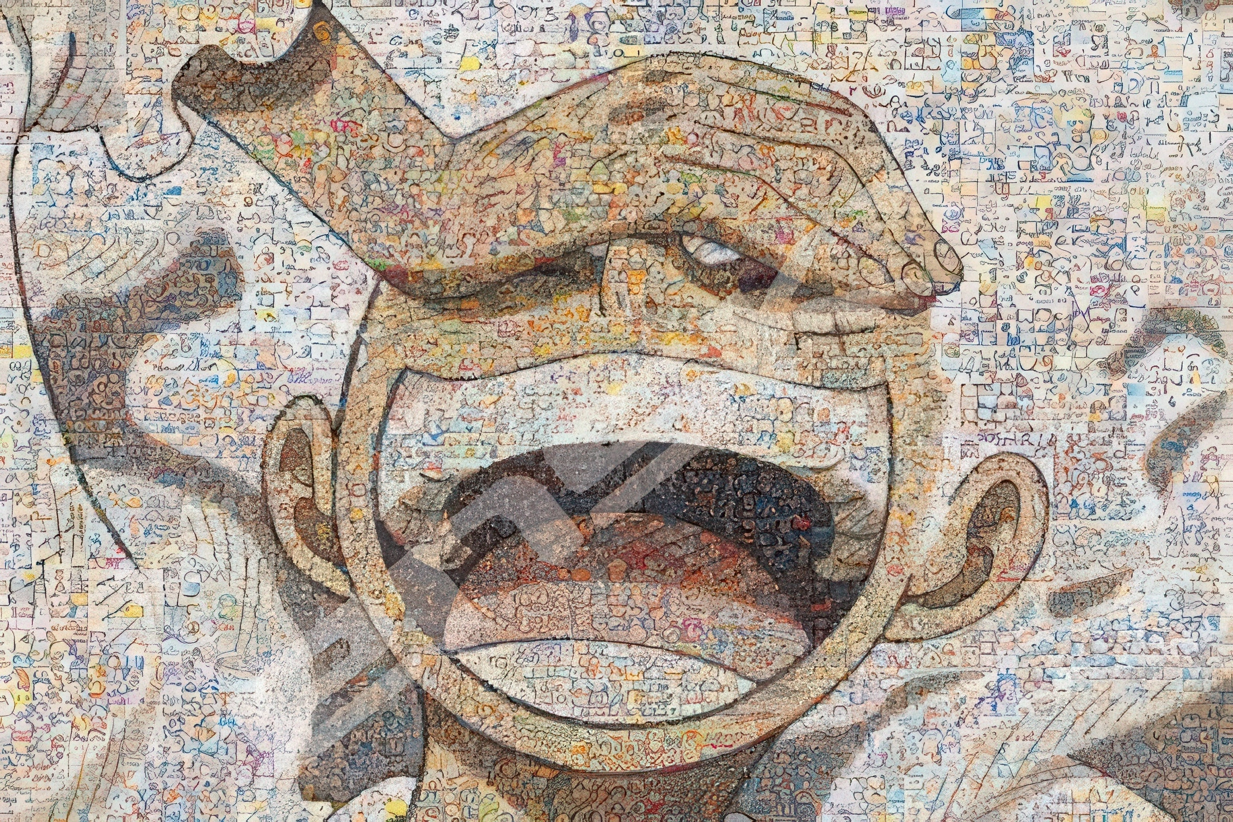 Ensky 1000-595??One Piece Mosaic Art??1000 Pieces Jigsaw Puzzle Decorative Object