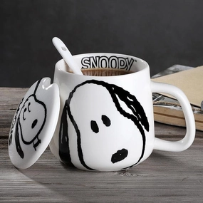 Custom Arrangement Underground Scene Snoopy 350ml Ceramic Coffee Mug