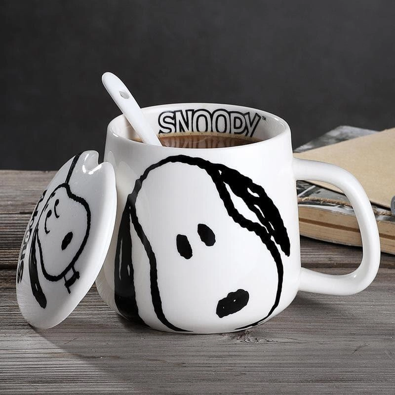 Custom Arrangement Underground Scene Snoopy 350ml Ceramic Coffee Mug