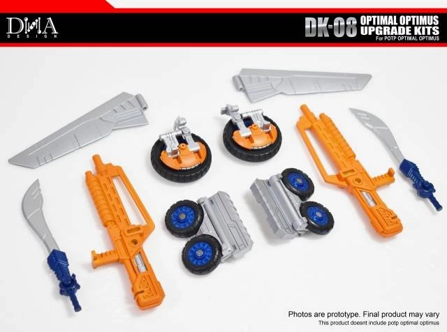 Action Collectible Action Object DNA Design DK-08 Upgrade Kit for POTP Optimal Optimus Add On Kit