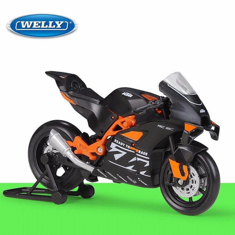 1:18 KTM RC8 8C Motorcycle Alloy Model Car Secret Figure High Quality