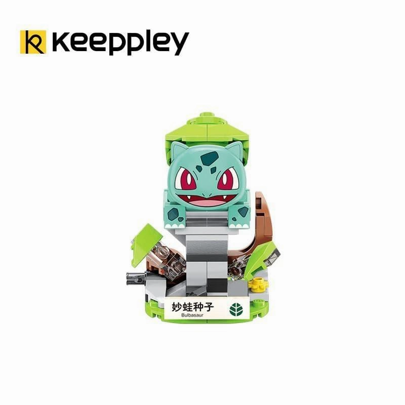 PVC Collection Bulbasaur with Pokeball Mini Building Blocks Set