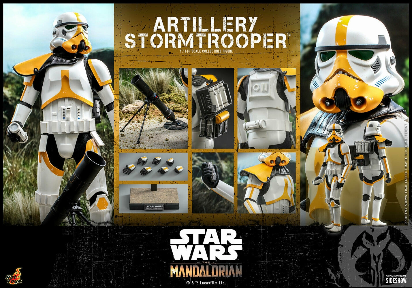 Art Product Hot Toys 1/6 Star Wars: Mandalorian Artillery Stormtrooper Sixth Scale TMS047