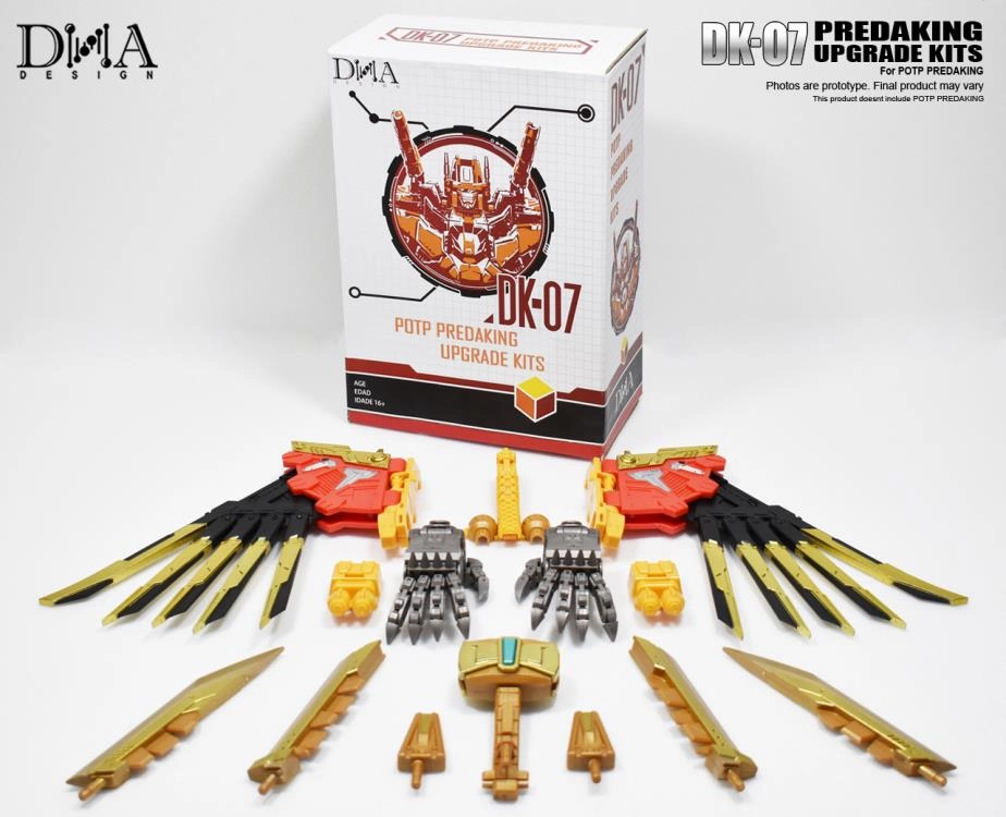 Animation Cel DNA Design DK-07 Upgrade Kit for POTP Predaking