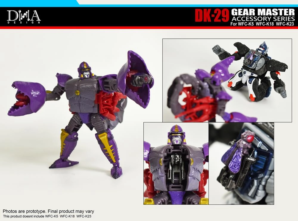 Museum Quality Historical Leader DNA Design DK-29 Gear Master Accessory Series Upgrade kit for WFC-K5, WFC-K18 and WFC-K23