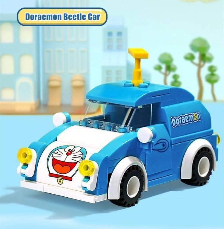 Doraemon Beetle Car Building Blocks Set Child Safe