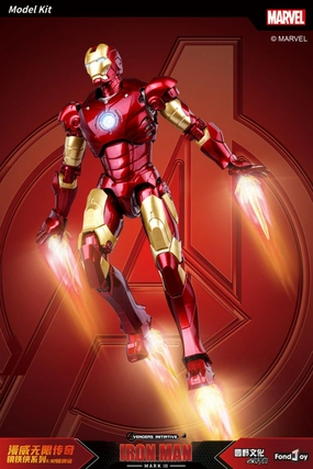 1:12 Iron Man Mark III Mk3 Action Figure Assembly Kit Antihero Model Designer Unit