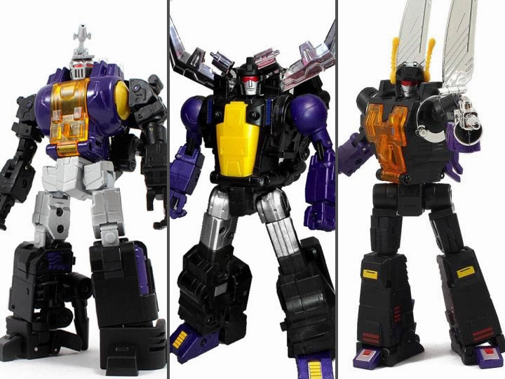 Fans Toys FT-12T (Purple) Grenadier FT-13 Mercenary FT-14 Forager Insecticon Action Figure Set Pewter Figure Anime Character