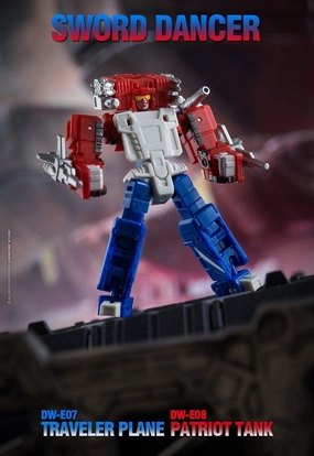 E07 Traveler Plane E08 Patriot Tank Set PVC Model