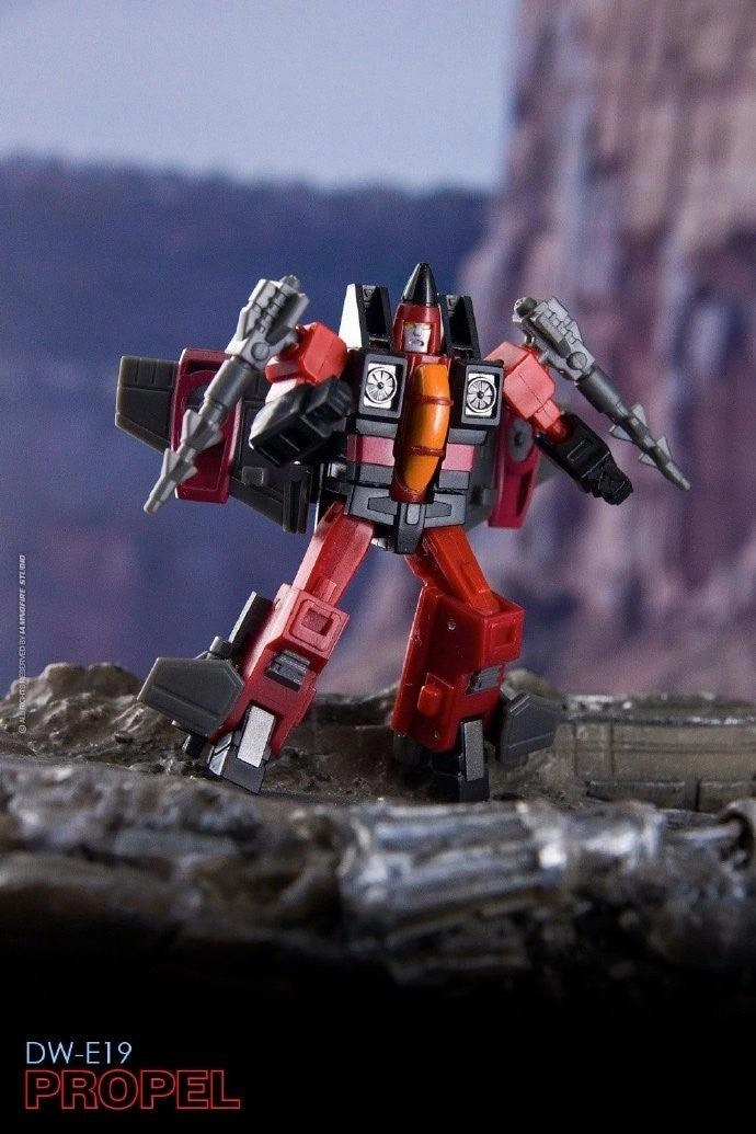 E19 Propel E20 Elegy Set Miniature Art DC Hero