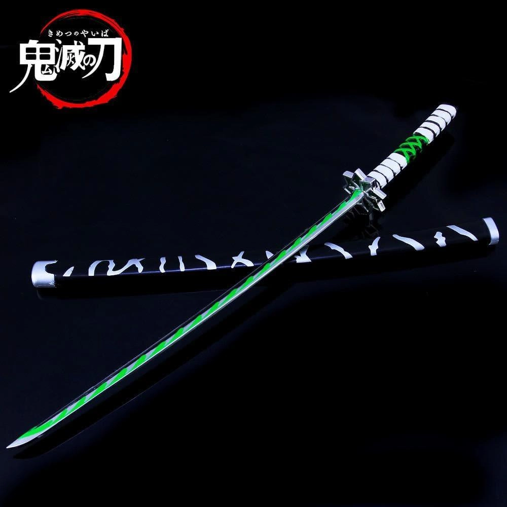 Shinazugawa Sanemi Nichirin Blade Sword Metal Replica Shelving Decoration
