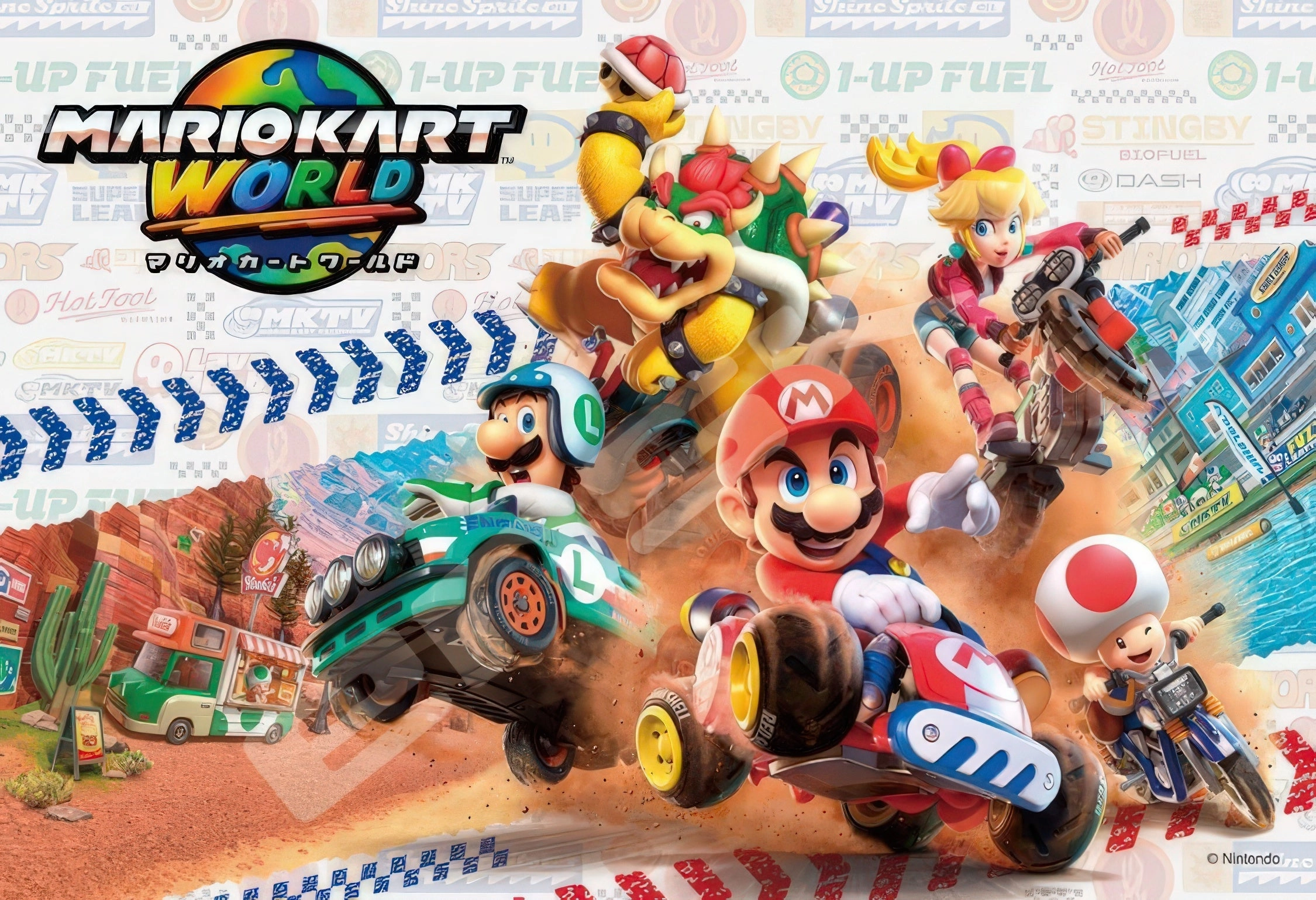 Ensky 300-3183??Mario Kart World 1??300 Pieces Jigsaw Puzzle Gaming Merchandise