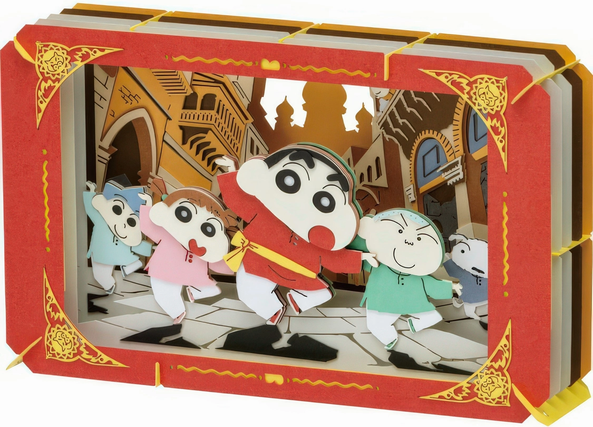 Disney Character Tool Accessory Ensky PT-L94??Super gorgeous! Scorching Kasukabe Dancers??Paper Craft