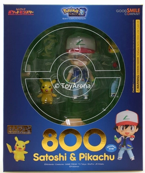 Nendoroid #800 Ash & Pikachu (Satoshi) Pokemon Vinyl Model