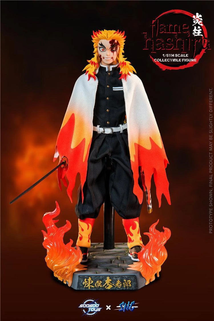 1:6 Flame Hashira Action Figure Collectible Statue