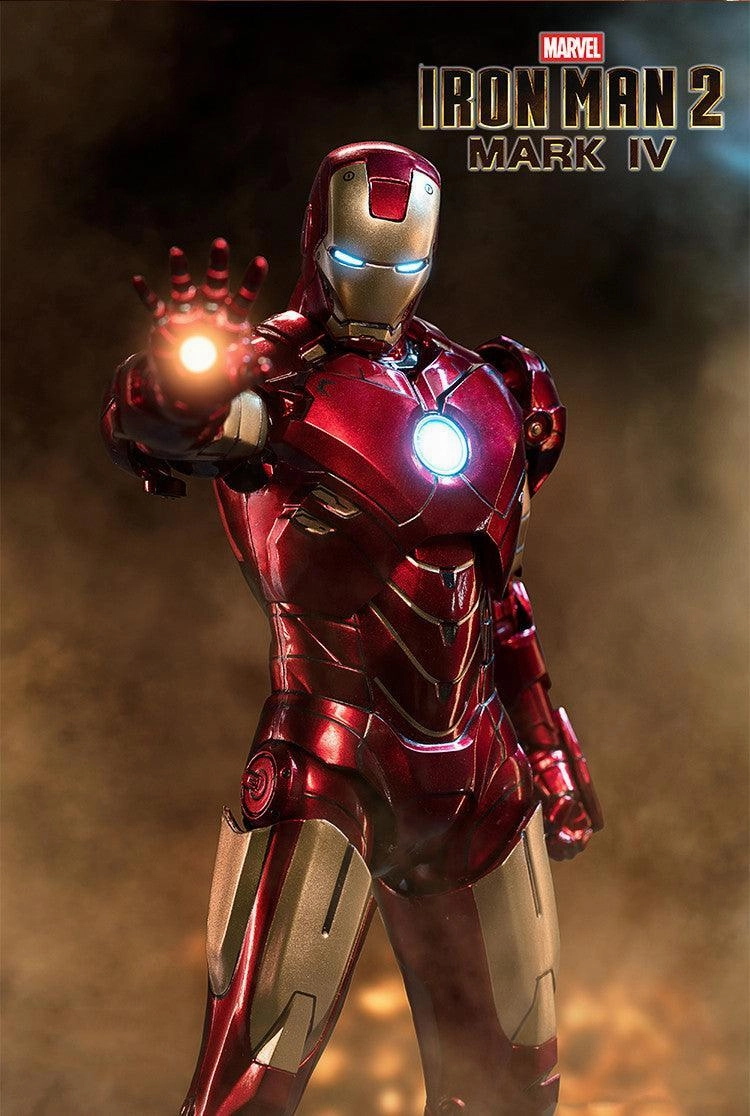 1:10 Iron Man Mark IV Mk4 Action Toy Art Figure