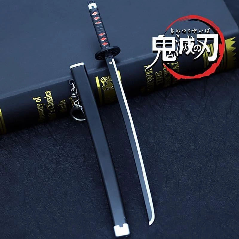 Kamado Tanjiro Nichirin Blade Black Sword Metal Replica Premium Hobby Chibi Article