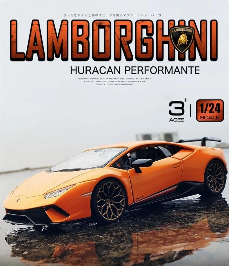 1:24 Lamborghini Huracan Performante Alloy Model Car Modern Icon