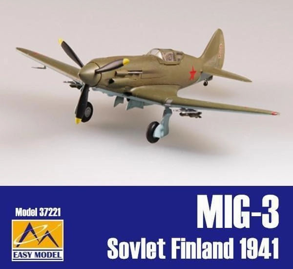 Cat Figurine Message Option 1:72 MIG-3 Sovlet Finland 1941 Fighter
